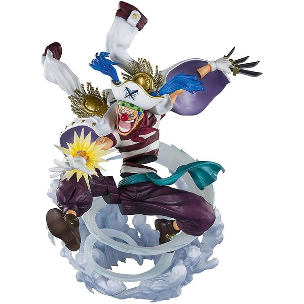 Figuarts Zero One Piece Extra Battle, Buggy of Clown - Summary Battle - Approx. 7.5 inches (190 mm), PVC & ABS Painted Complete Figure