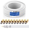 deleyCON HQ+ 10 m SAT Coaxial Cable 135 dB -