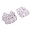 2pcs Baby Cloth Diapers Reusable Washable One Size Adjustable Stretchy