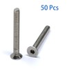 iexcell 50 Pcs M4 x 35mm Thread Pitch 0.7 mm