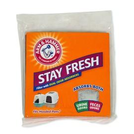 Arm & Hammer Universal Cat Litter Filter with Dual Odor Absorbers, Fits Hooded Pans, Pack of 1