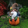Autumn Gnomes | 5.9 Inches Small Gnomes Figurines Sitting A