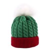 LKQBBSZ Christmas Elf Knitted Hat for Baby, Xmas Beanie Pom