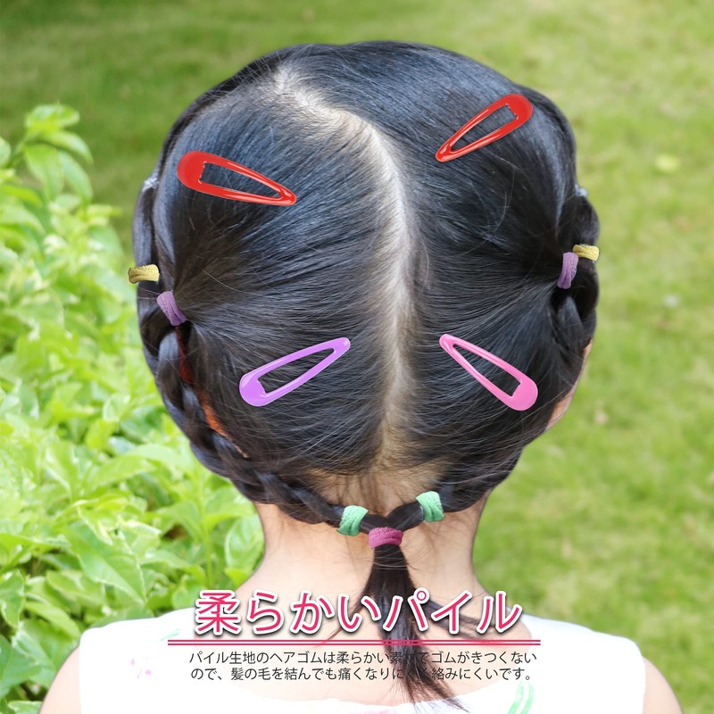 女の子 ヘアアクセサリー 子供用 髪飾り 髪留め ヘアクリップ 子供 ヘアピン パッチンピン 40点