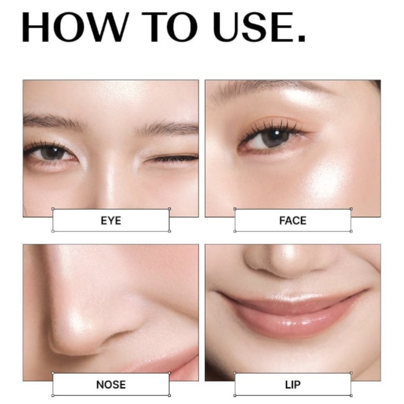 THE SAEM Glam Perfection Baked Highlighter 5.5g, Shade:03 WH01 Frosty