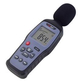ennoLogic Decibel Meter and Recorder – Digital Sound Level Meter, Noise Logger and Tester – Max/Min/Hold, Range 30-130 dBA - eS528L