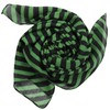 Freak Scene Cotton Scarf - Circles - green - black