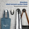 fentar Stainless Steel Suction Cup Hooks for Shower, Bathroom, Kitchen,