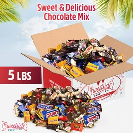 Chocolate Candy Variety Pack, Bulk Chocolate Candy For Parties, 5 LB Assorted Chocolate Candy Variety Pack, Delicious Mixed Chocolate Candy Assortment Bag Bulk, Perfect For Sharing And Snacking