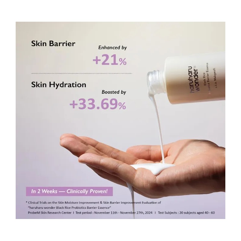 Haruharu Wonder Black Rice Probiotics Barrier Essence 120ml Momento De
