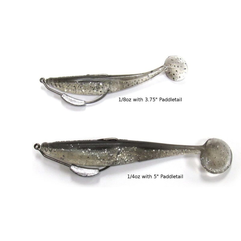 Harmony Fishing - Razor Series Weighted Swimbait Hooks (5 Pack)