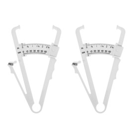 Baluue 2pcs Skinfold Caliper Measurement Tool for Accurate Analysis Portable and Compact Design Easy to Use for Men Women for Fitness Tracking and Measurement
