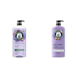 HERBAL ESSENCES, Kit Shampoo y Acondicionador, Anti Frizz Lavanda y Aceite de Almendras, 600 ml                                                       