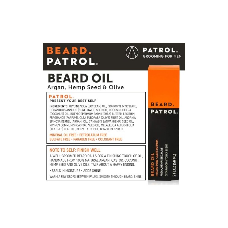 Bump Patrol Beard Patrol Beard Grooming Oil - 2 fl