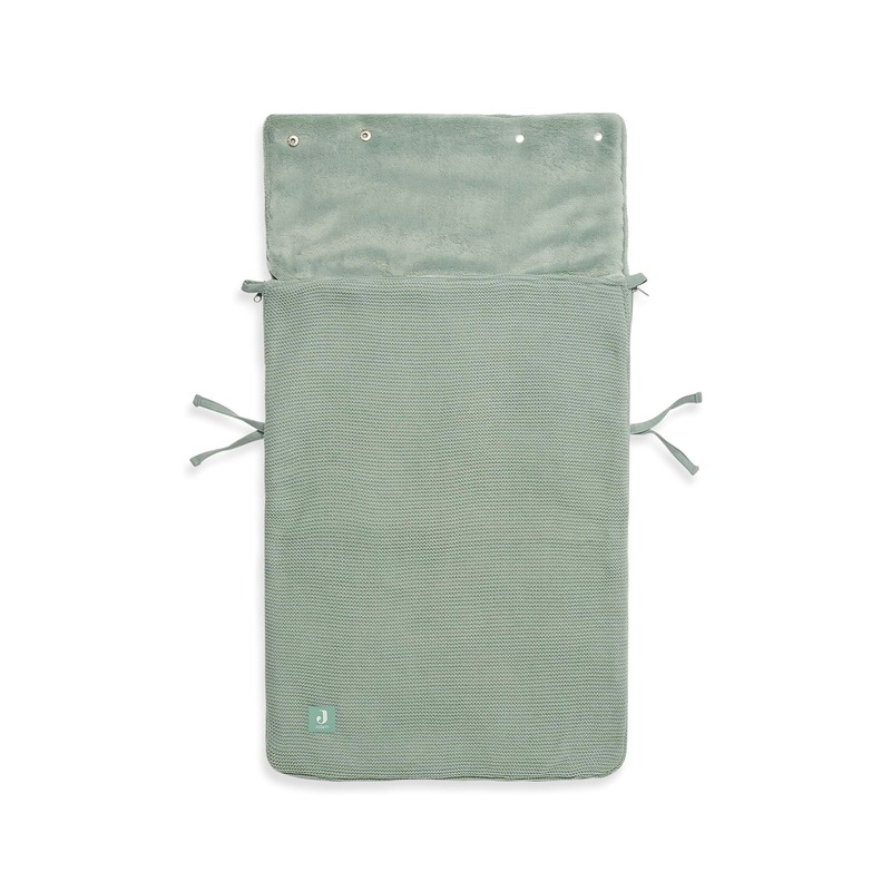 Jollein Footmuff Basic Knit Forest Green - For Baby Car