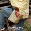 Asenie Foraging Bag (Khaki) Waxed Canvas Pouch for Outdoor Activities