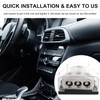 kksurty 3 Way Power Distribution Block Car Audio Splitter 0/2/4