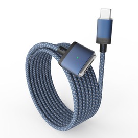 EGTPPJP 140W USB-C to Magnetic 3 Cable for M4 MacBook Pro Air Charging,6.6ft Compatible with MagSafe 3 cable for MacBook Air (15''13'' M4 2025,M3 2024, M2 2023, M2 2022),Pro (16"14" 2024/2023/2021) 2m