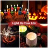 JEVSTU Electric Lighter, Candle Lighter USB Rechargeable, Arc Windproof Flameless