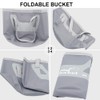 Qualore Camping Collapsible Bucket, 12L Handy Folding Water Container Portable