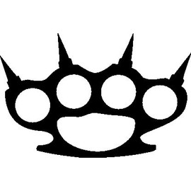 Plott Sticker Knuckle with Spikes Pointed Sticker Shocker Tuning Fun