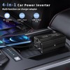 LVYUAN 500W Power Inverter for Vehicles DC 12V to 110V