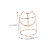 Beavorty 9pcs Cat Ear Makeup Sponge Holders Elegant Hollow Design