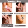 Ear Piercing Kit-10 PCS Disposable Self Ear Piercing Gun Cartilage