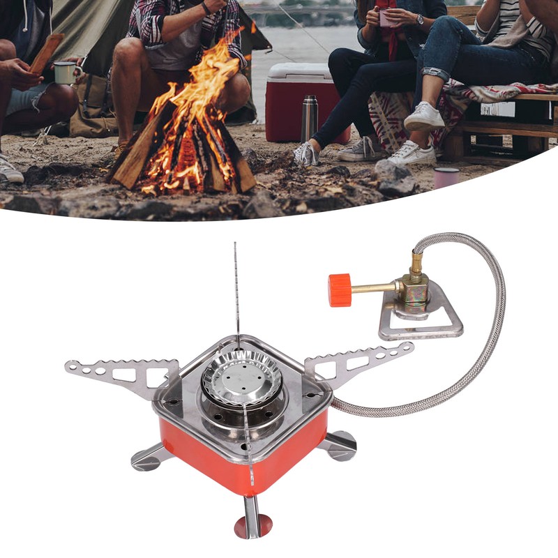 Foldable Camping Stove Stainless Steel Aluminum Alloy Portable Backpacking Stoves