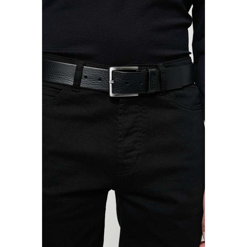 HUGO Gionios SZ40 Men's Belt, Black001, 115
