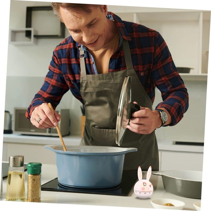 MAGICLULU Cute Bunny Mechanical Kitchen Timer Manual Countdown Timer for