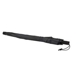 EuroSCHIRM Swing Backpack Lightweight Trekking Umbrella with Pack Canopy Extension, 48”, Fiberglass, (Reflective Black)