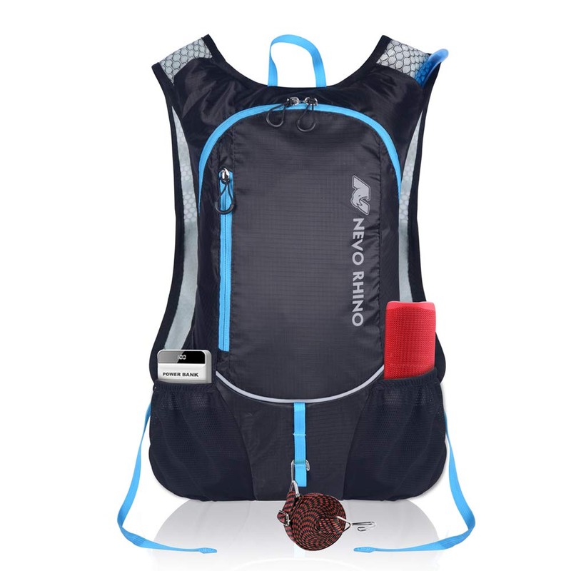 Hydration Backpack with 2L BPA Free Water Bladder – Lightweight