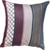 Joop! Mako Satin Bed Linen Cornflower Stripes, Deep Wine, 40x80