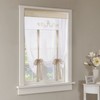 SIMPVALE 1 Piece Roman Blind Voile Curtains Window Decoration for