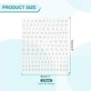 PATIKIL Letter Nail Stickers, 2 Sheet 3D Self-Adhesive English Letter