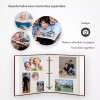 Mebix TRD Álbum Fotográfico Borgoña Magnético 100 Páginas 3 Anillos