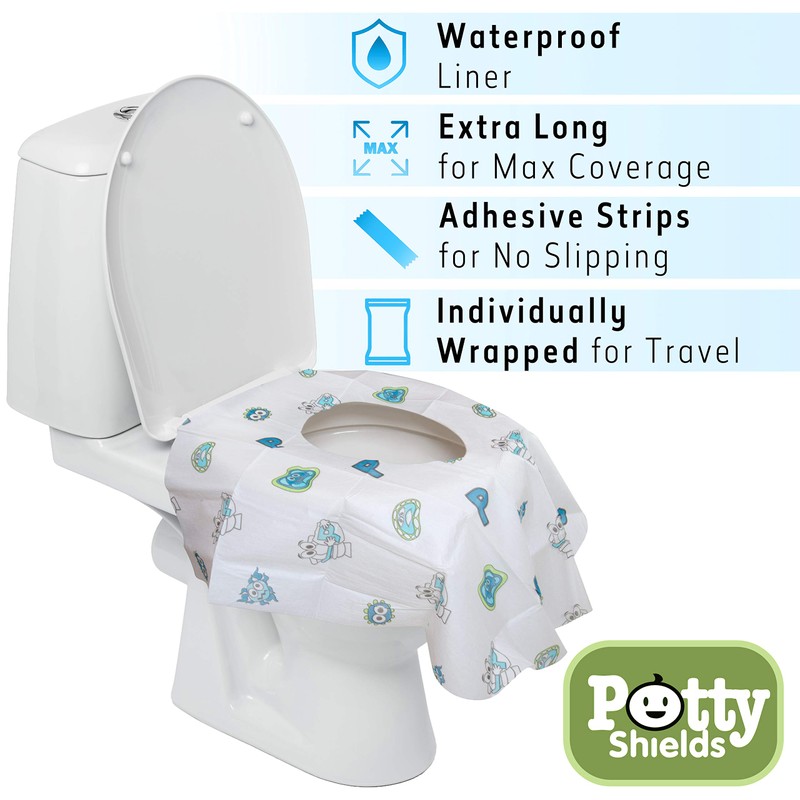 Toilet Seat Covers- Disposable Xl Potty Seat Covers By Potty