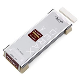 Suehiro Non-Absorbent, Ceramic Whetstone, #10000, Super Finishing Whetstone, CR-10003-W with Base
