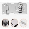 Keyed Hasp Latch Lock, 3 Pack Twist Knob Keyed Locking