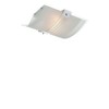 Lite Source LS-5430 Flush Mount with Frosted Glass Shades, Chrome