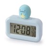 Alias AC24025SXSG-BU Sumikko Gurashi Alarm Clock, 3D Figure, Digital Alarm Clock, Tortoise, Backlight, Snooze Function, Temperature Display