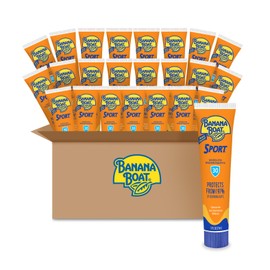 Banana Boat Sport Ultra SPF 30 Sunscreen Lotion, 1Fl Oz, Travel Size Sunscreen SPF 30, Banana Boat Sunscreen SPF 30 Lotion, Oxybenzone Free Sunscreen, Sunblock Lotion Sunscreen, Mini Sunscreen, 1Fl Oz