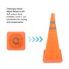 Collapsible Traffic Safety Cone with 2 Reflective Collar Multi Purpose