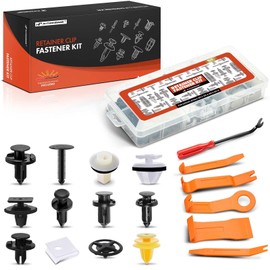 A-Premium 105PCS Bumper Fender Trim Clips Retainer Fastener Kits Compatible with Nissan Altima 2013-2018, with 1PC Fastener Remover