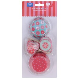 PME Valentine's Day Bake Cases & Cupcake Decoration Set with 48 Donuts