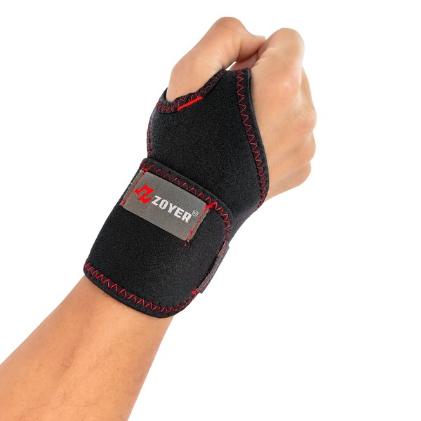 ZOYER Wrist Compression Brace - Wrist Support, Wrist Wrap for Arthritis, Tendonitis, Carpel Tunnel Relief, Hand Support, Fits Right and Left Hands, Performance Series