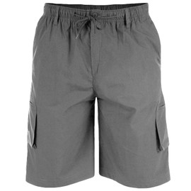 Duke D555 Mens King Size Big Tall Nick Cargo Short Dark Grey - Size 6XL