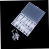 WOONEKY Diamond Shape Nail Extension Model Reusable Press Tips for