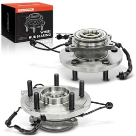 A-Premium 2 x Front Wheel Bearing and Hub Assembly with ABS & 5-Lug Compatible with Dodge & Chrysler & Volkswagen & Ram -2008-2020- Town & Country, Grand Caravan, C/V, Routan, FWD